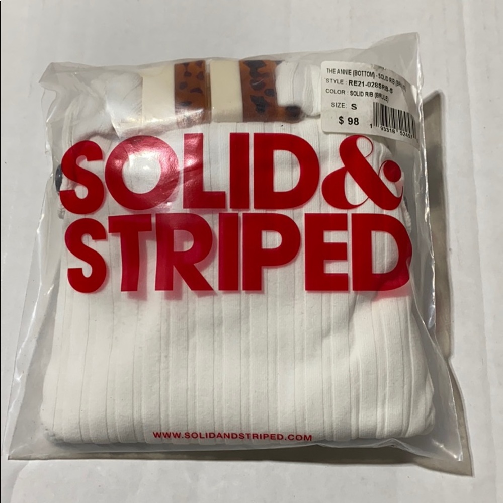 SOLID AND STRIPED - THE ANNIE BOTTOM SOLID RIB - Picture 4 of 9